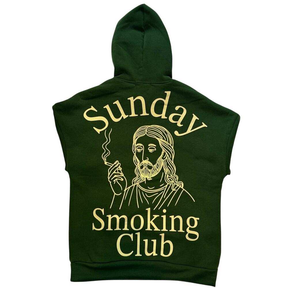 BrandMakers Group Sunday Smoking Club Hoodie sz: SMALL NEW WITH TAGS